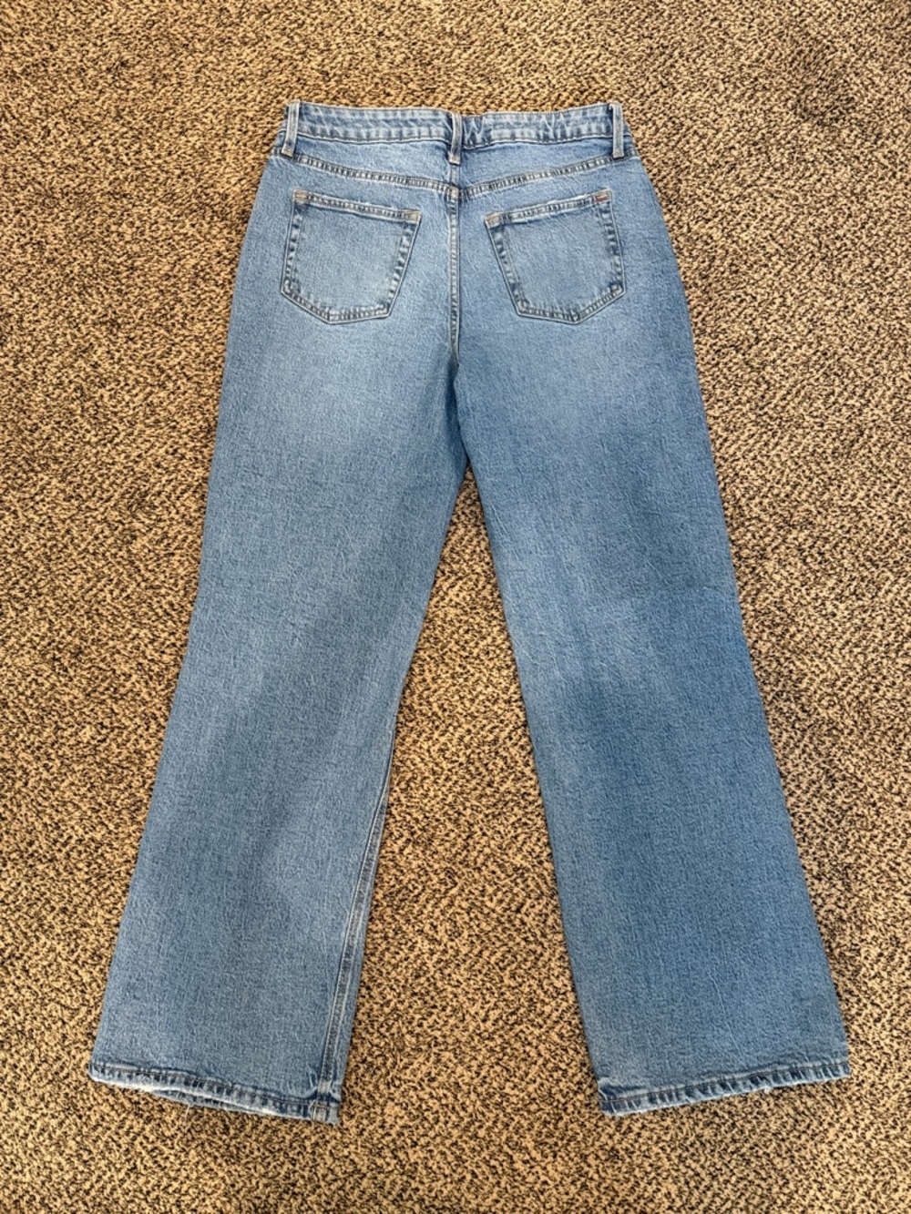 Edgely by Maurices Light Blue Distressed Wide-Leg Jeans - Picture 4 of 6